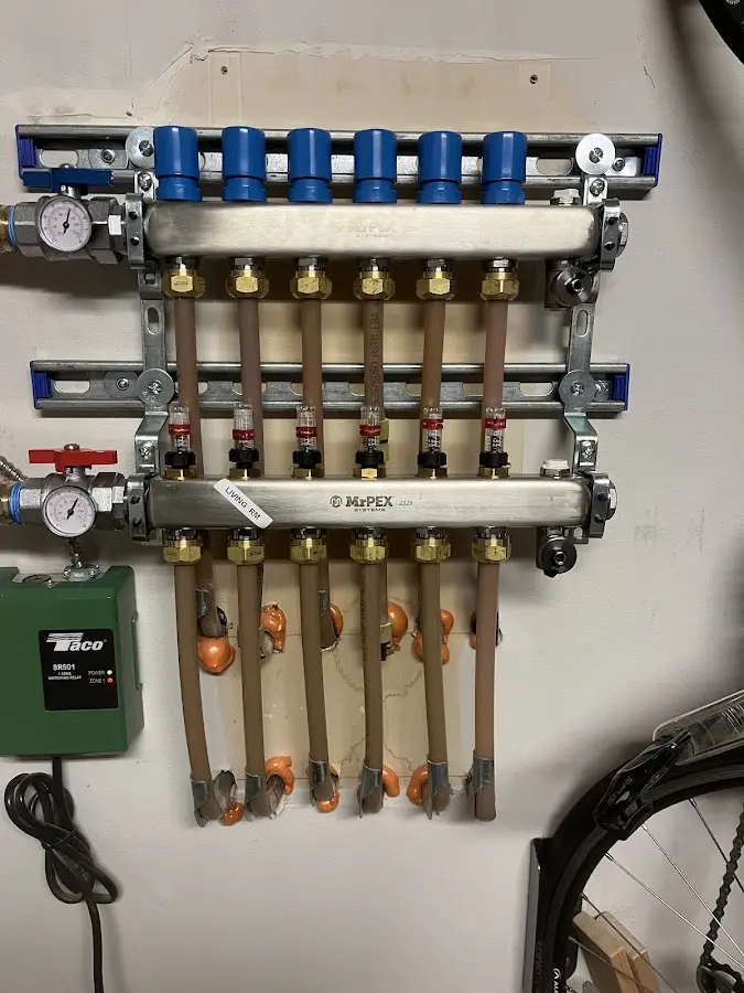 Plumber performing Gas Leak Detection at a residential property in Mango